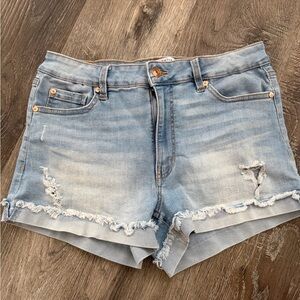 Celebrity Pink Distressed Juniors Shorts